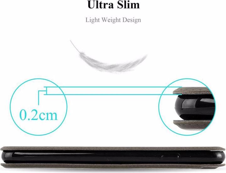 Actual product image Cadorabo Book with View double window cover (Samsung Galaxy S6 Edge+)