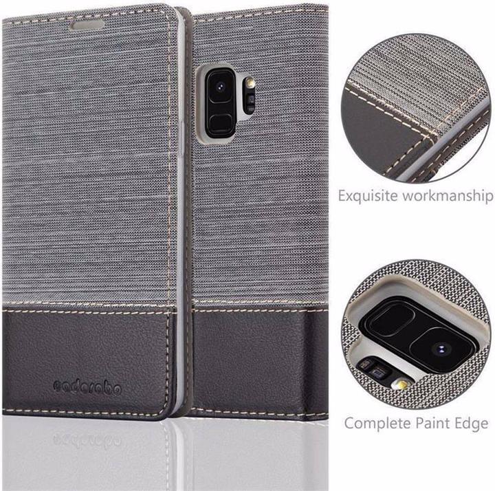 Produktbild Cadorabo Book Jeans Optik Cover (Samsung Galaxy S9)
