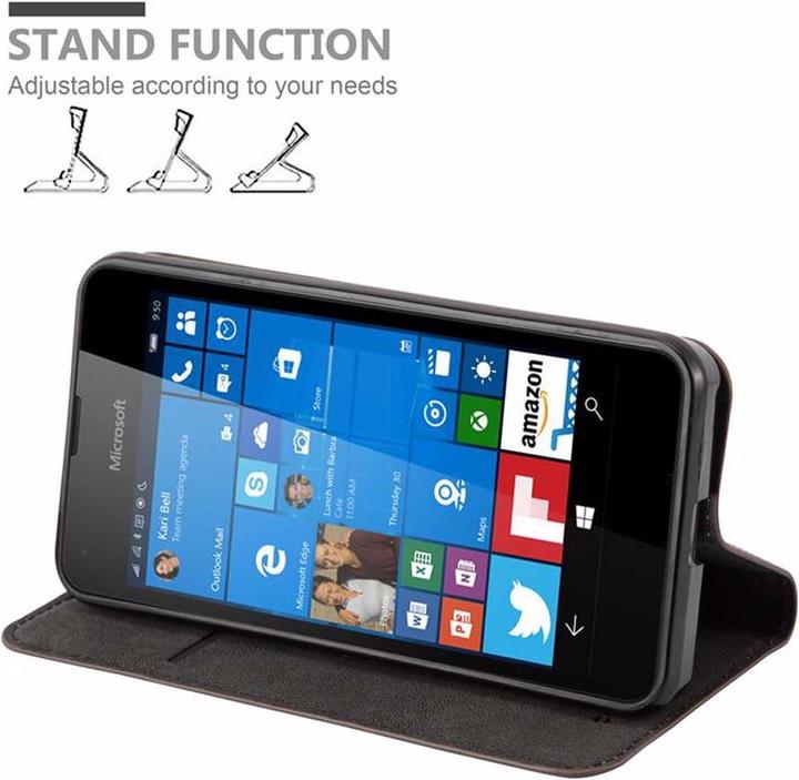 Actual product image Cadorabo Book Invisible Magnet Cover (Microsoft Lumia 550)