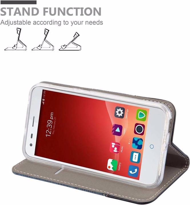 Image du produit Cadorabo Couverture look jeans Book (ZTE Blade S6)