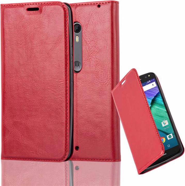 Productafbeelding Cadorabo Boek Onzichtbare Magneethoes (Motorola Moto X Stijl)