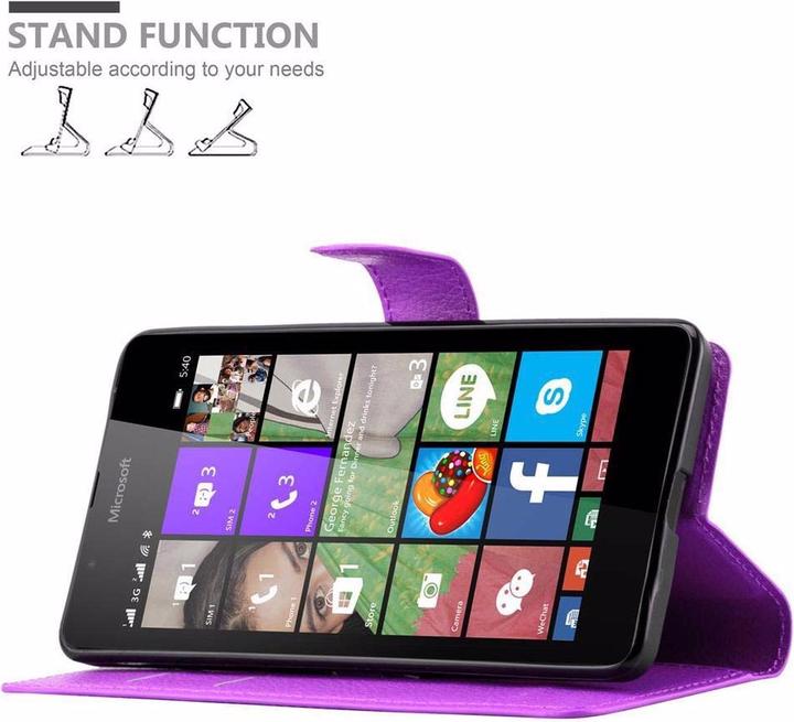 Produktbild Cadorabo Book mit Standfunktion Cover (Microsoft Lumia 540)