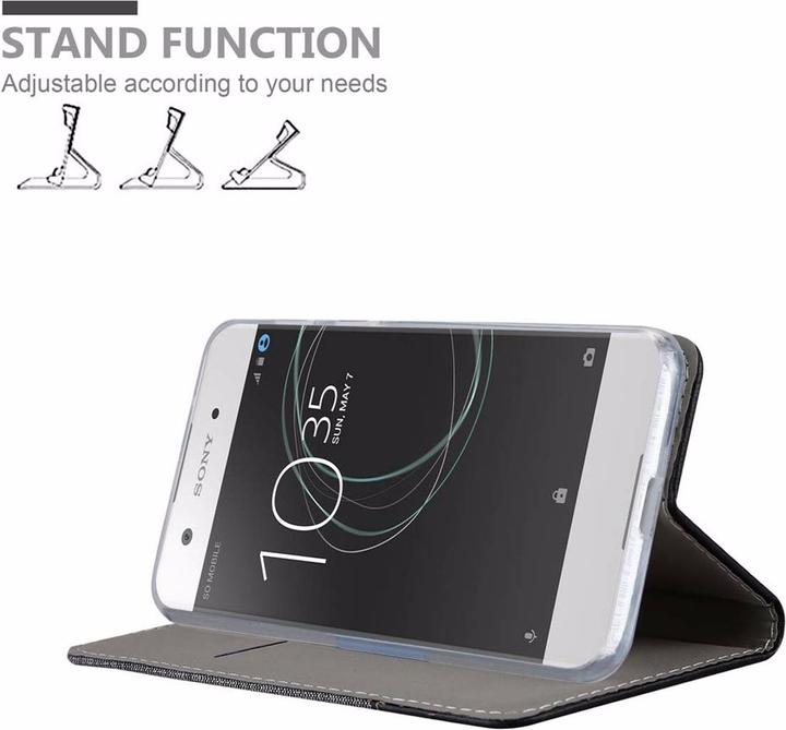 Image du produit Cadorabo Couverture look jeans Book (Sony Xperia XA1)