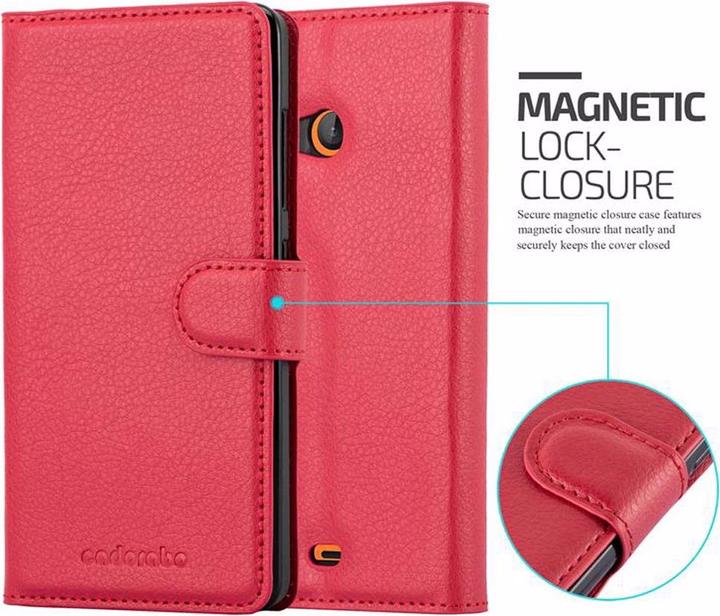Actual product image Cadorabo Book with stand function cover (Microsoft Lumia 540)