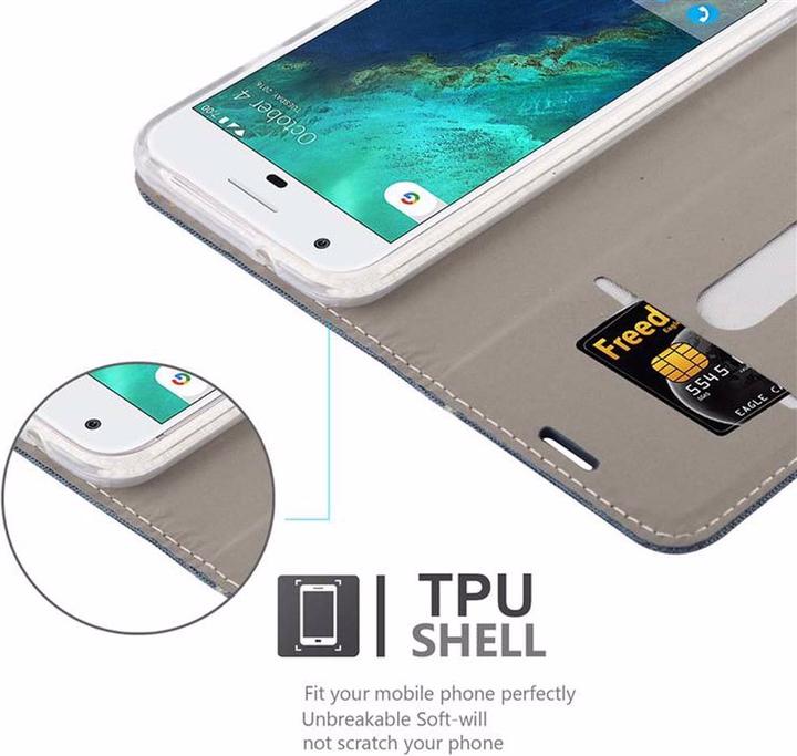 Produktbild Cadorabo Book Jeans Optik Cover (Google Pixel)