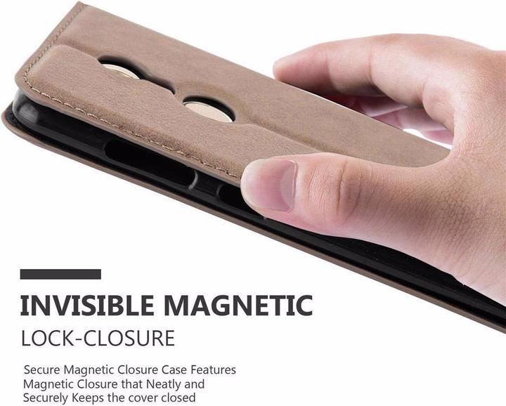 Actual product image Cadorabo Book Invisible Magnet Cover (ZTE Axon 7 mini)