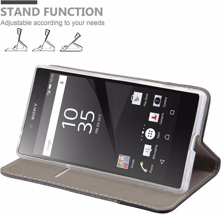 Actual product image Cadorabo Book Jeans Optics Cover (Sony Xperia Z5 Premium)