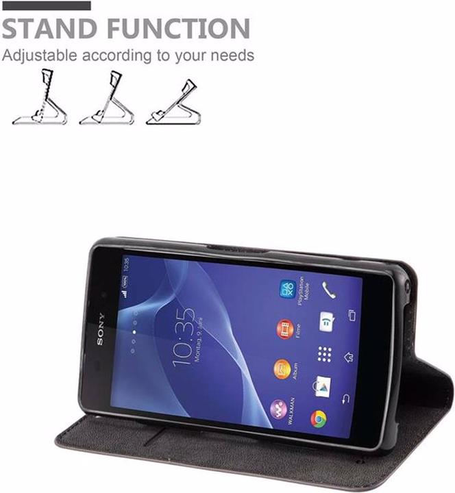 Produktbild Cadorabo Book Invisible Magnet Cover (Sony Xperia Z2 Compact)
