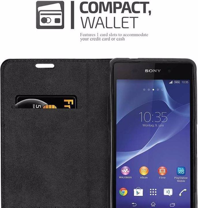 Produktbild Cadorabo Book Invisible Magnet Cover (Sony Xperia Z2 Compact)