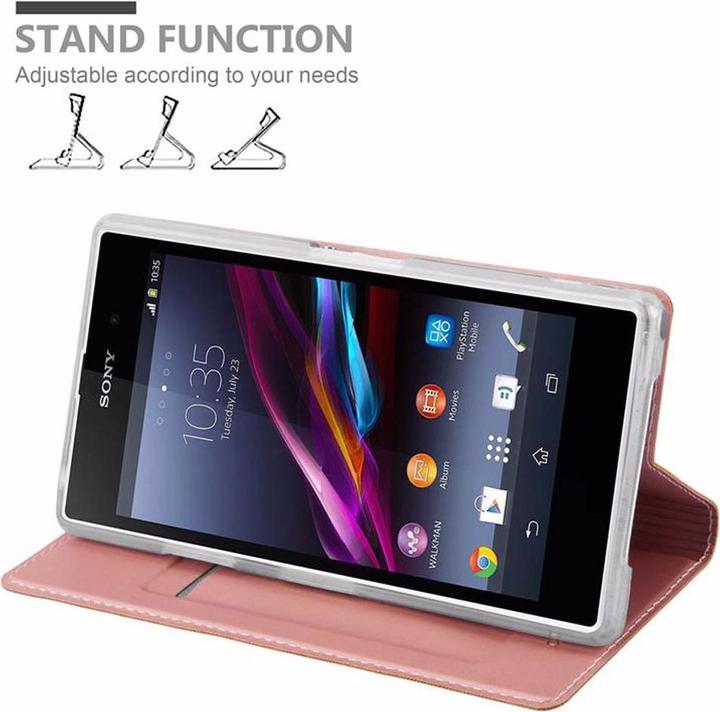 Actual product image Cadorabo Book Classy Style Cover (Sony Xperia Z1)