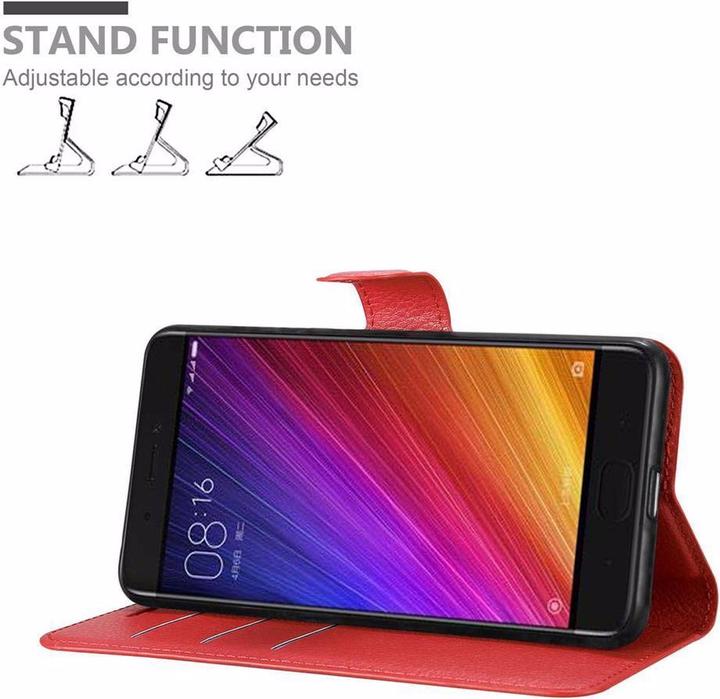 Actual product image Cadorabo Book with stand function cover (Mi 5s)