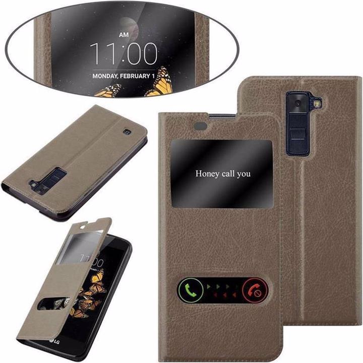 Produktbild Cadorabo Book mit View Doppelfenster Cover (LG K8)