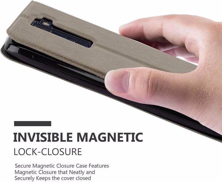 Produktbild Cadorabo Book mit View Doppelfenster Cover (LG K8)