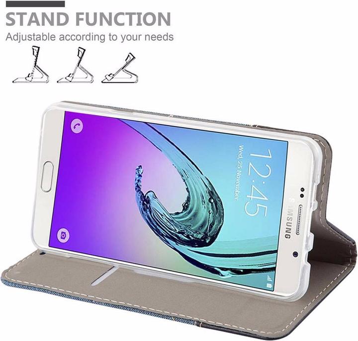 Actual product image Cadorabo Book Jeans Optics Cover (Samsung Galaxy A7 (2016))