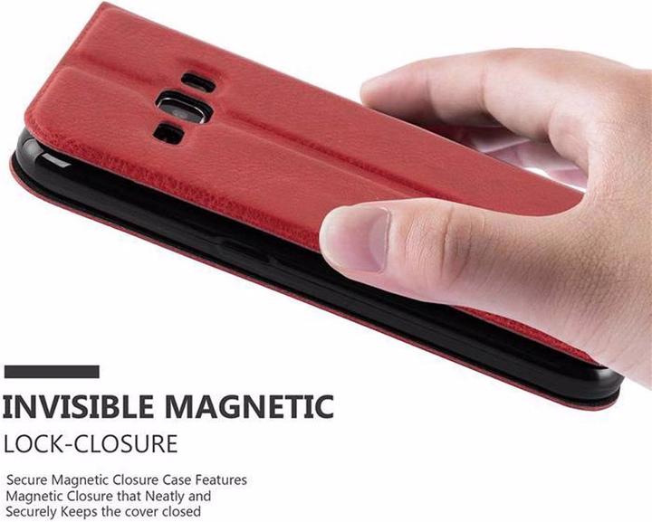 Produktbild Cadorabo Book mit View Doppelfenster Cover (Samsung Galaxy J1)