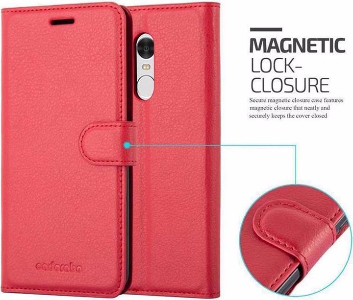Actual product image Cadorabo Book with stand function cover (Xiaomi Redmi Note 4)