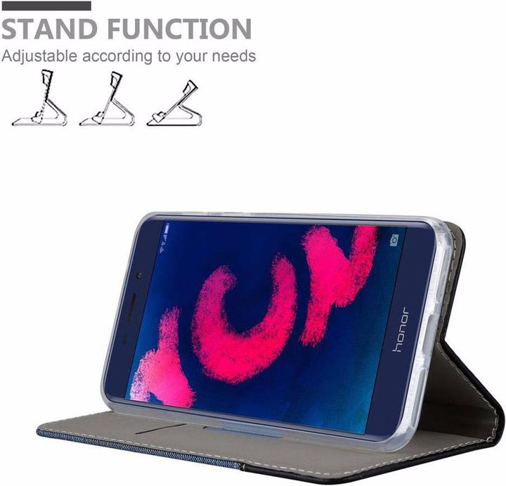 Produktbild Cadorabo Book Jeans Optik Cover (Honor V9 Play)