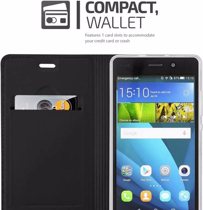 Actual product image Cadorabo Book Classy Style Cover (Huawei P8 Lite)