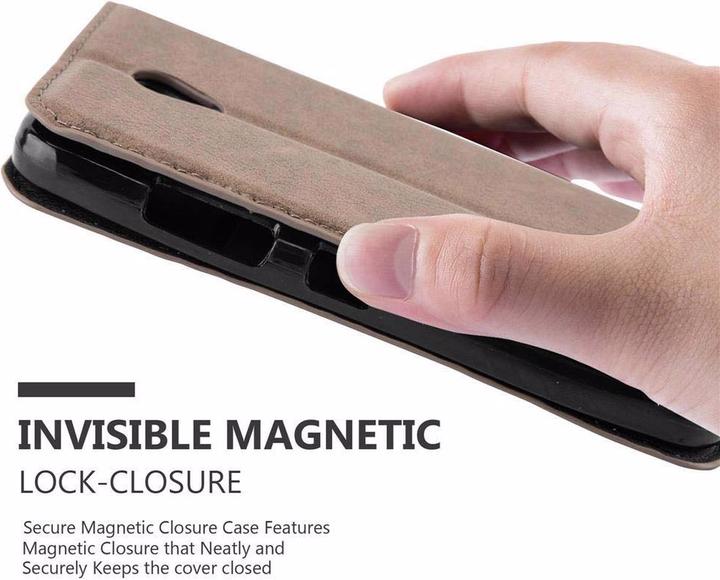 Actual product image Cadorabo Book Invisible Magnet Cover (Lenovo A Plus)