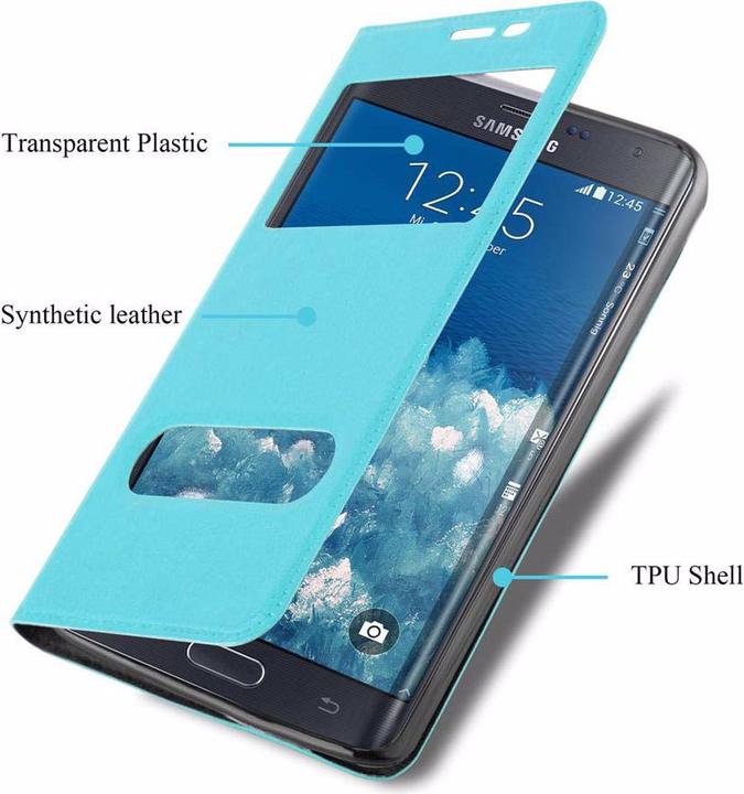 Productafbeelding Cadorabo Boek met Uitzicht Dubbele Raambedekking (Samsung Galaxy Note Edge)