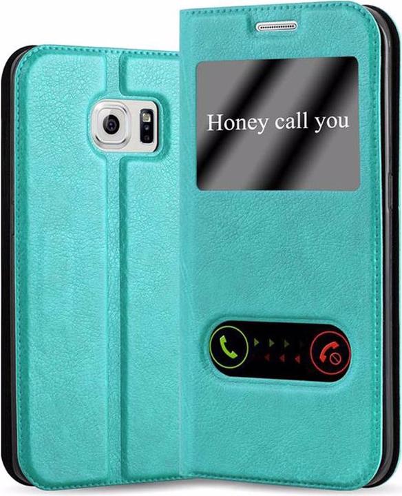Produktbild Cadorabo Book mit View Doppelfenster Cover (Samsung Galaxy S6 Edge+)