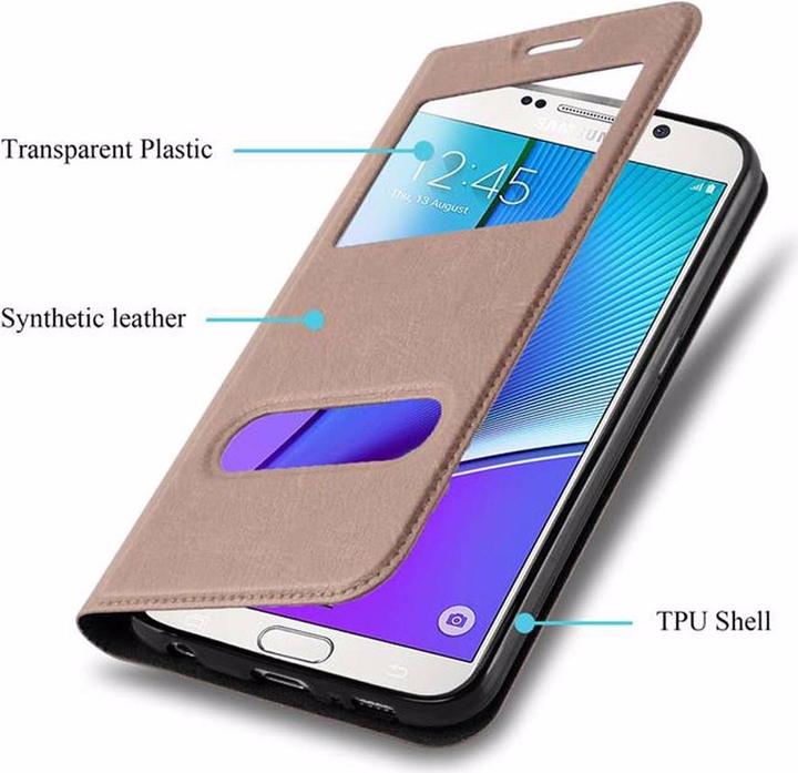 Productafbeelding Cadorabo Boek met Uitzicht Dubbele Raambedekking (Samsung Galaxy Note 5)