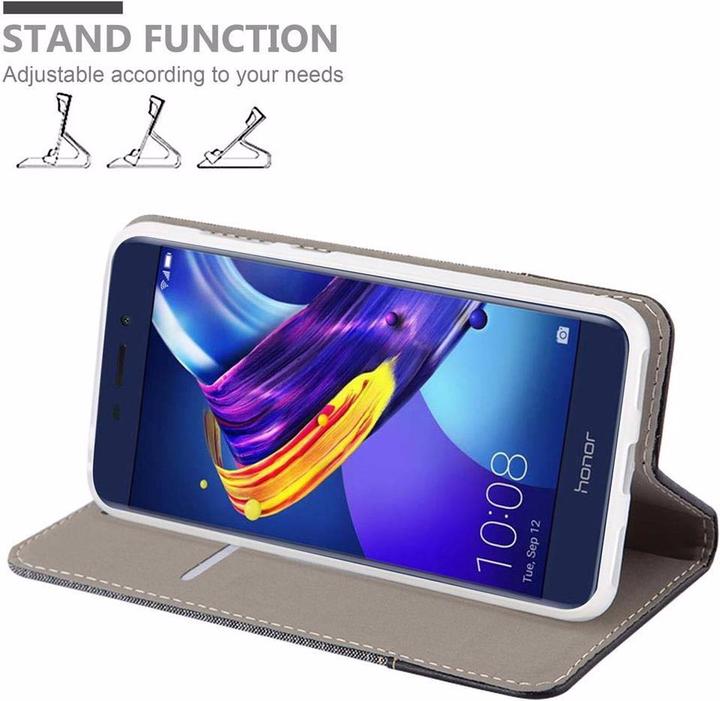Produktbild Cadorabo Book Jeans Optik Cover (Honor 6C Pro)