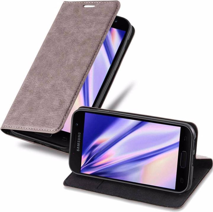 Actual product image Cadorabo Book Invisible Magnet Cover (Samsung Galaxy A7 (2017))
