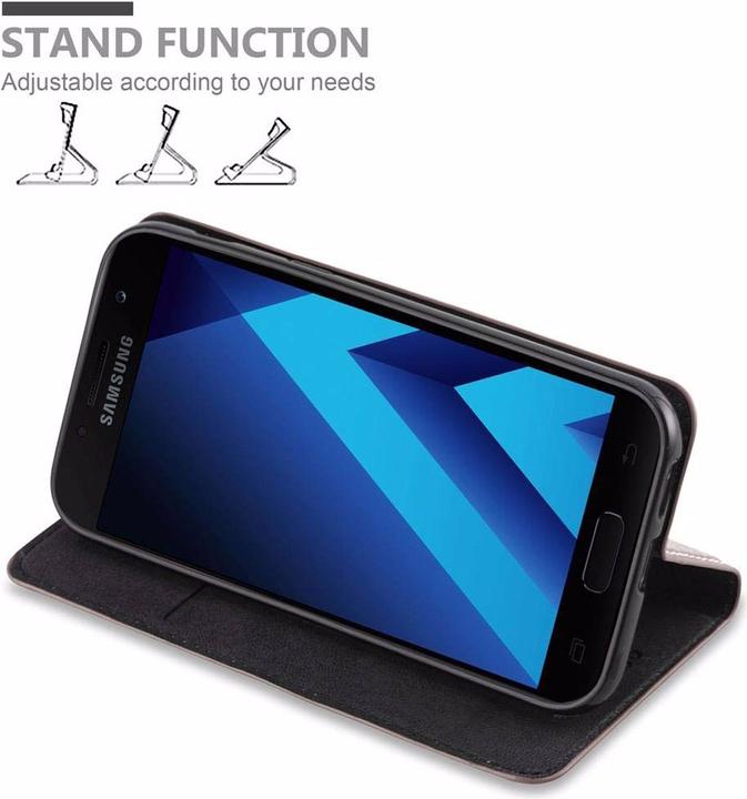Actual product image Cadorabo Book Invisible Magnet Cover (Samsung Galaxy A7 (2017))