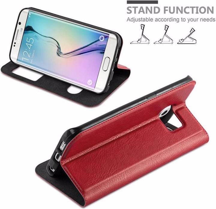 Productafbeelding Cadorabo Boek met Uitzicht Dubbele Raambedekking (Samsung Galaxy S6 Edge+)