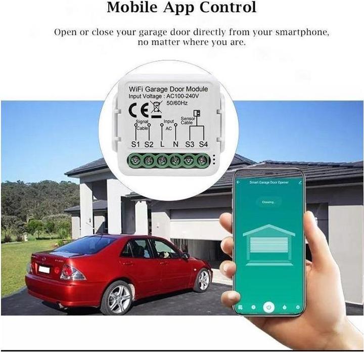 Immagine prodotto Netplus NPLLCS02 - Modulo interruttore per controller di cancelli intelligenti Wi-Fi