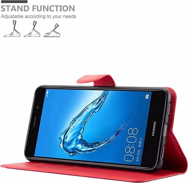 Produktbild Cadorabo Book mit Standfunktion Cover (Huawei Enjoy 7 Plus)