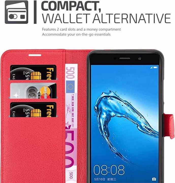 Produktbild Cadorabo Book mit Standfunktion Cover (Huawei Enjoy 7 Plus)