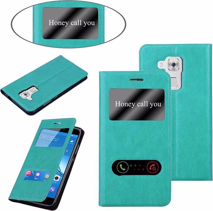 Actual product image Cadorabo Book with View double window cover (Huawei Nova Plus)