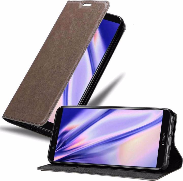 Produktbild Cadorabo Book Invisible Magnet Cover (Huawei Enjoy 7S, Huawei P Smart (2018))