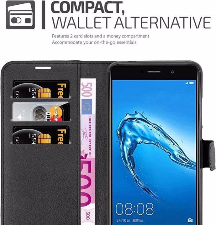 Image du produit Cadorabo Book avec fonction stand Cover (Huawei Enjoy 7 Plus)