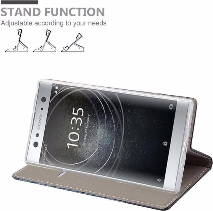 Produktbild Cadorabo Book Jeans Optik Cover (Sony Xperia XA2 Ultra)
