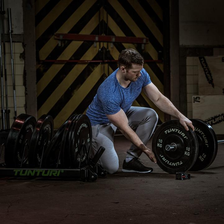 Produktbild Tunturi Bumper Plate Hantelscheiben 50 mm 10 kg (1 x 10 kg)