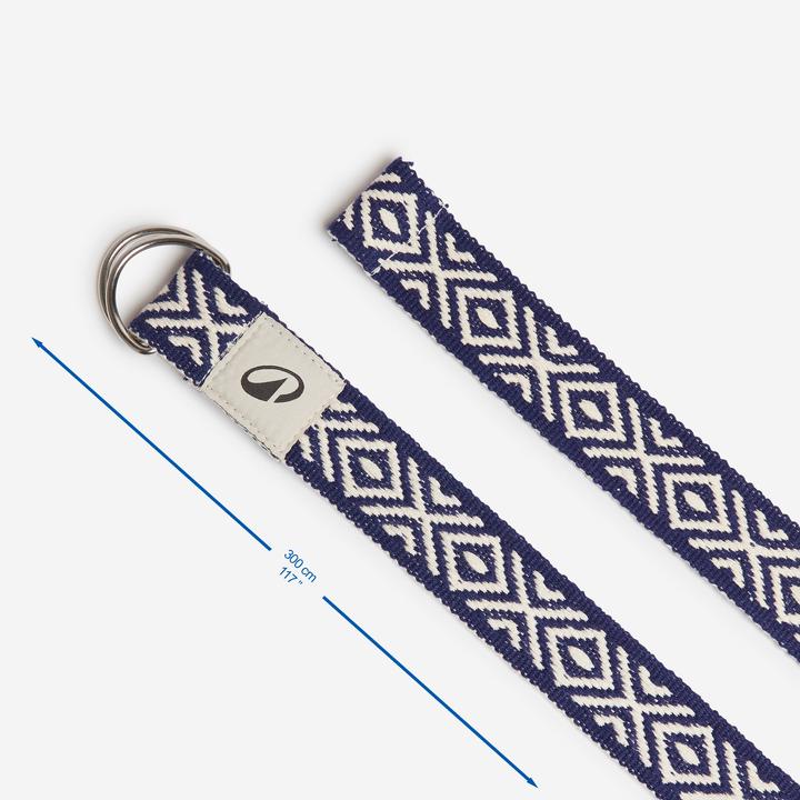 Produktbild Kimjaly Yogagurt 3 m - blau/natur bedruckt