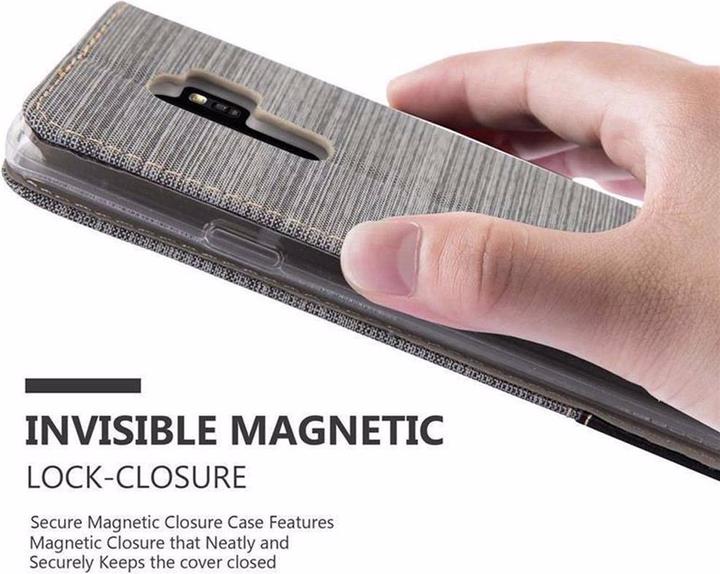 Actual product image Cadorabo Book Jeans Optics Cover (Samsung Galaxy S9+)