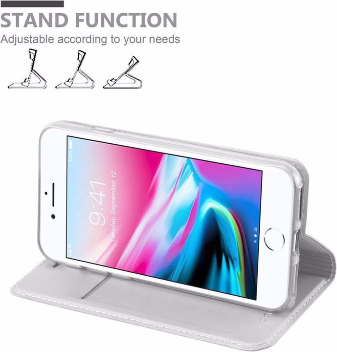 Actual product image Cadorabo Book Classy Style Cover (Apple iPhone SE (2nd Gen), Apple iPhone 7)
