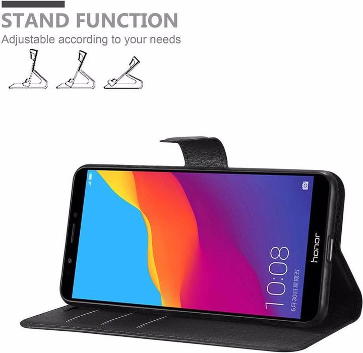 Produktbild Cadorabo Book mit Standfunktion Cover (Honor 7c)