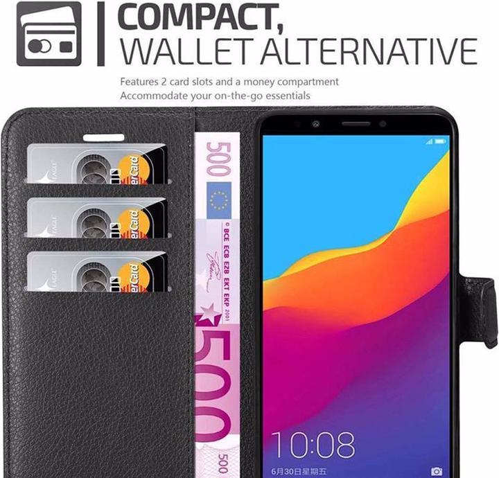 Produktbild Cadorabo Book mit Standfunktion Cover (Honor 7c)