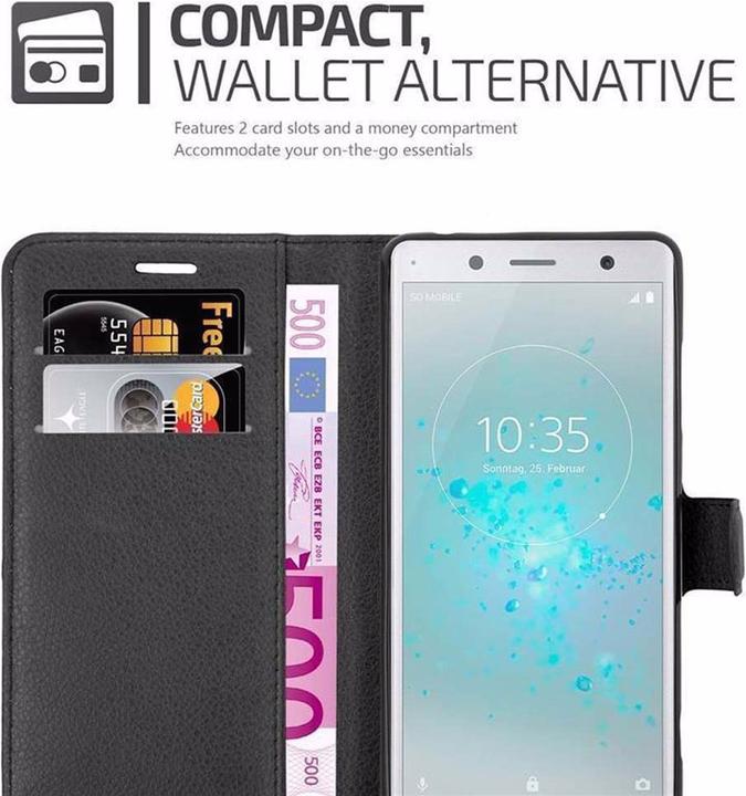 Produktbild Cadorabo Book mit Standfunktion Cover (Sony Xperia XZ2 Compact)