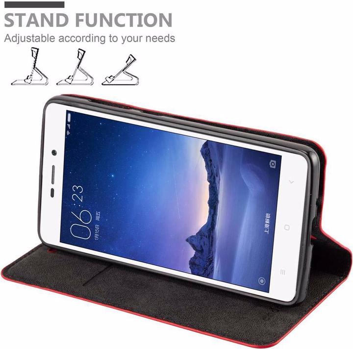 Productafbeelding Cadorabo Boek Onzichtbare Magneethoes (Xiaomi RedMi 3S)