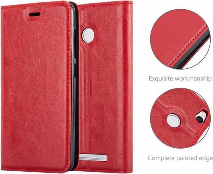 Productafbeelding Cadorabo Boek Onzichtbare Magneethoes (Xiaomi RedMi 3S)