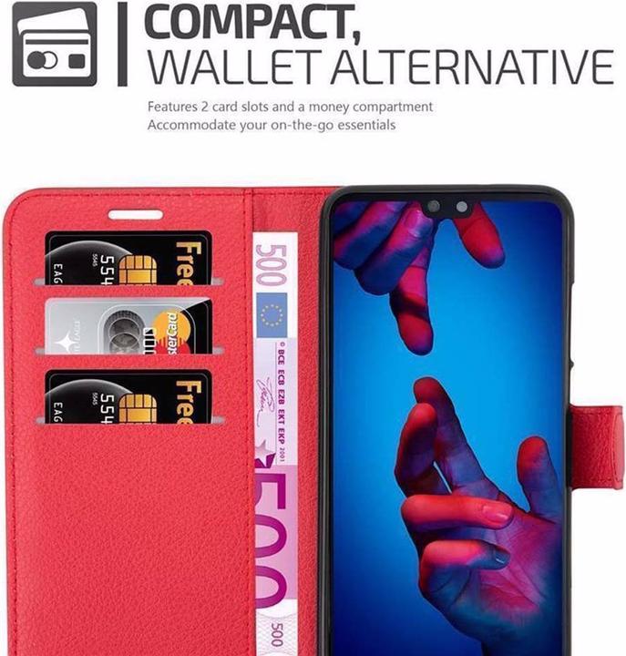 Produktbild Cadorabo Book mit Standfunktion Cover (Huawei P20)
