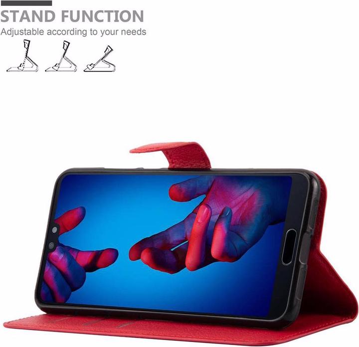 Produktbild Cadorabo Book mit Standfunktion Cover (Huawei P20)