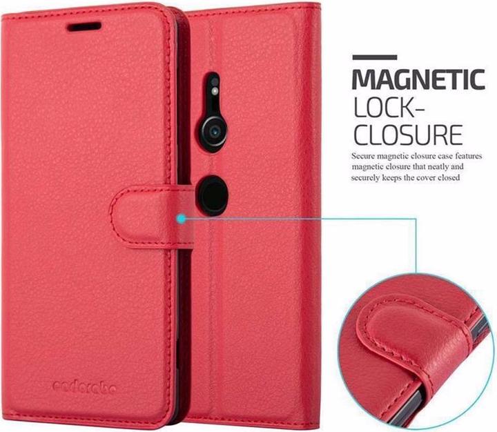 Actual product image Cadorabo Book with stand function cover (Sony Xperia XZ2)