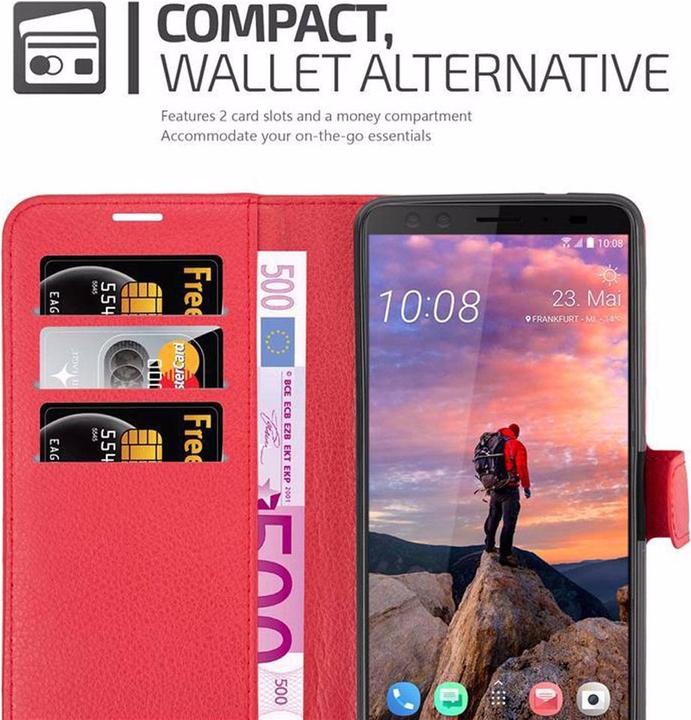 Productafbeelding Cadorabo Boek met kaft met standfunctie (HTC U12+)